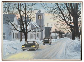 Duncan Slade (1918-2013) Beal Street, Norway, Maine