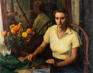 Keith Shaw Williams (1906-1951), Portrait of a Woman, 1951