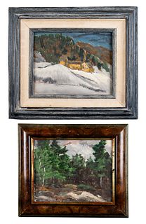Mountfort Coolidge (1888-1954), Two New England Paintings