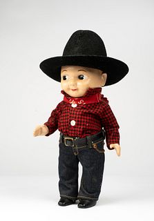 A Vintage Buddy Lee Cowboy Doll