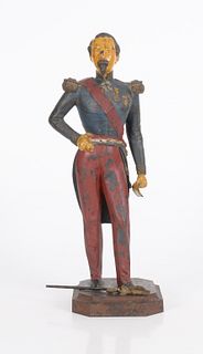 Cast Iron Figure of Napoleon III, 19th Century