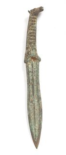 A Chinese Archaic Style Bronze Dagger