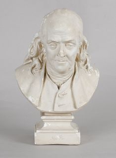 Bust of Benjamin Franklin, After Jean-Antoine Houdon