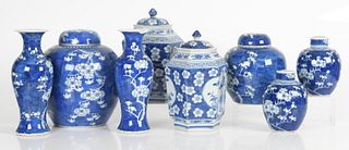 A Group of Chinese Hawthorne Pattern Porcelain