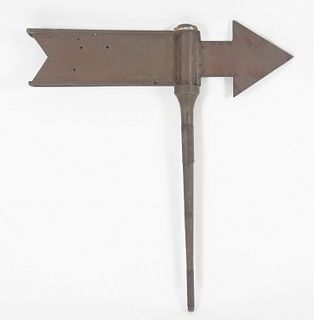 Copper Arrow Directional Sign / Weathervane