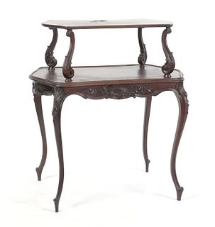 Louis XV Style Mahogany Table