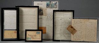 A GROUP OF CIVIL WAR LETTERS AND COVERS