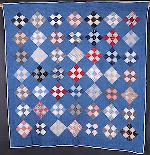 3 19TH CENTURY AMERICAN HAND STITCHED QUILTS