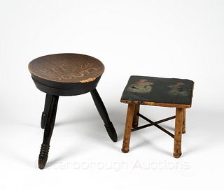 Two Antique Stools