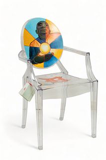 Hubert Massey (Detroit, Michigan) Philippe Starck Louis Ghost Chairs for Kartell (Italian) H 36.5" W 21.5" Depth 17"