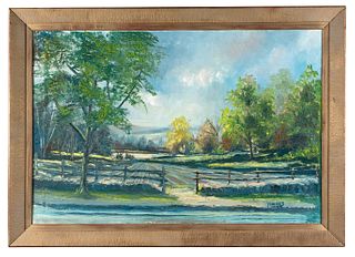 Walter Curtis Yeomans (1882-1972), Landscape, 1959