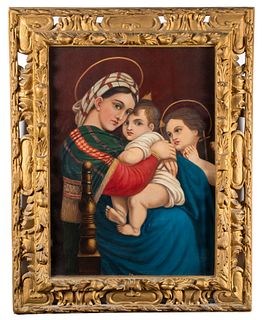 Madonna della Seggiola, Antique Raphael Homage