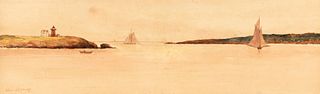 Edward A. Harvey (1862-1917), "Gloucester Harbor, Ten Pound Island, Cape Ann"