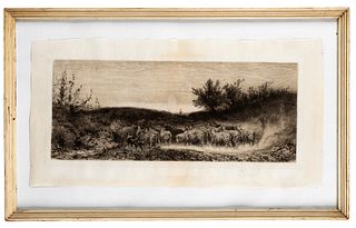 Peter Moran (1841-1914) Landscape, c.1880