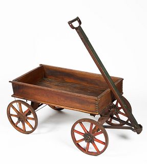 Antique Child's Buffalo Sled Co. Wagon