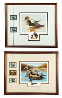 Two Duck Stamp and Print Presentations by Louis Frisino, Virginia and Maryland, 1990/1986