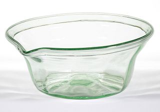 FREE-BLOWN GLASS PAN