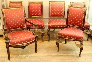 6 French Empire-Style Chairs