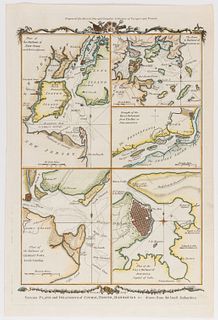 THOMAS CONDER (BRITISH, 1747-1831) AMERICAN AND CUBAN CITIES MAP