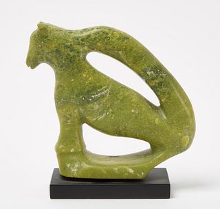 Green Marble Animal Figure
