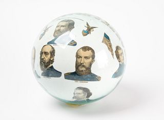 Political Blown Glass Globe