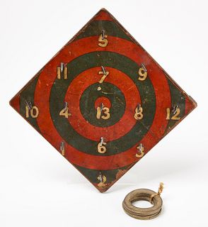 Ring Toss Gameboard and Rings