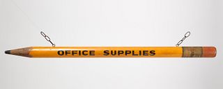 Large Pencil Office Supplies Trade Sign