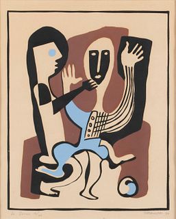 WOODBLOCK IN THE MANNER OF LEGER