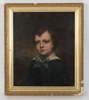 A Portrait of a boy , 19th Century, Oil on Canvas