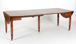 American Tiger Maple Extension Dining Table
