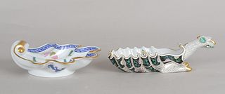 Two Herend Porcelain Dishes