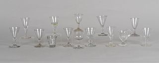 A Group of Early Wine Glasses