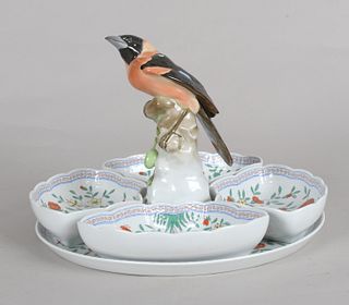 Herend Porcelain 'Oriental Garden' Hors d'Oeuvres Set