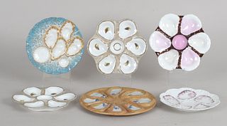 Group of Ceramic Oyster Plates