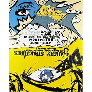 CRASH, John Matos (1961-) Poster, signed