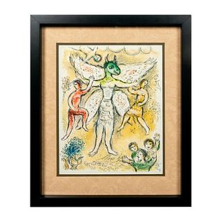 Marc Chagall, Color Lithograph, Homer's Odyssey, Signed
