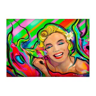 Marc Rudinsky, Original Pop Art Painting, Marilyn, Signed