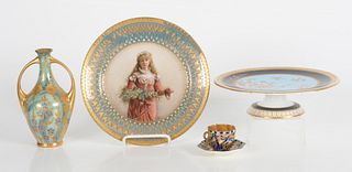 A Group of 19th Century Porcelain