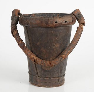 A 19th Century Leather Fire Bucket