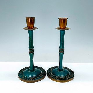 Pair of Pal-Bell Shabbat Candle Holders from Israel