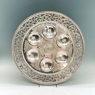 Vintage Silver Plated Passover Plate