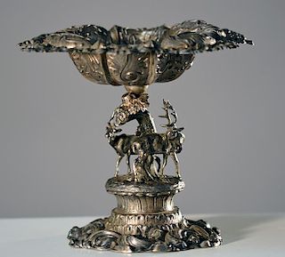 Austrian Silver Figural Centerpiece