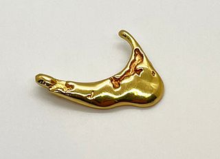 Miniature Gold Nantucket Pendant