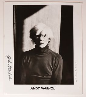 Richard L. Schulman Photograph of Andy Warhol