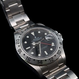 Men's Rolex Oyster Perpetual Date Sea Explorer II 40mm Stainless Steel Watch