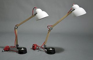 Pair of Modern Lamps, James Irvine