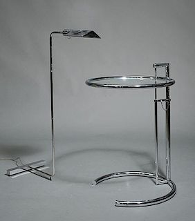 Mid-Century Table and Lamp