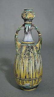 Large Art Nouveau Amphora Vase