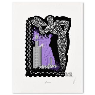 Erte (1892-1990), "Aquarius" Limited Edition Serigraph, Numbered 183/350 and Hand Signed with Letter of Authenticity