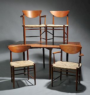 Mid-Century Danish Teak Table and Chairs